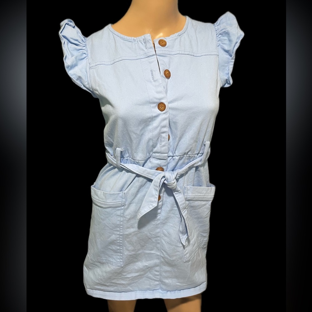 Copper Key Sky Blue Dress
